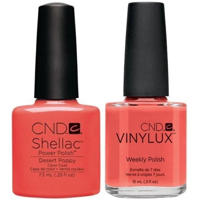 CND Creative Nail Design Vinylux + Shellac Desert Poppy