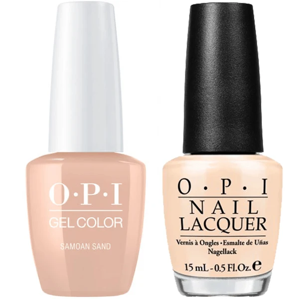 OPI GelColor + Matching Lacquer Samoan Sand #P61