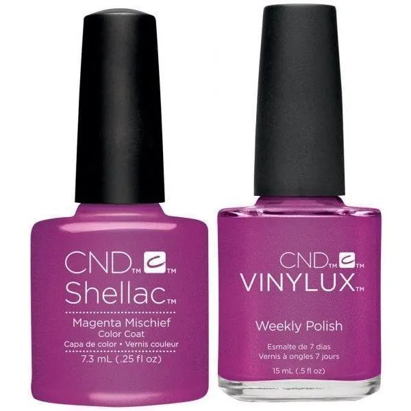 CND Creative Nail Design Vinylux + Shellac Magenta Mischief