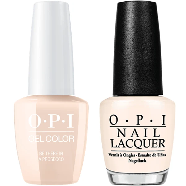 OPI GelColor + Matching Lacquer Be There In A Prosecco #V31