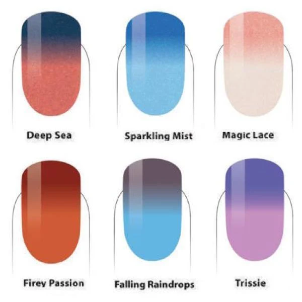 LeChat Perfect Match Mood Changing Gel 6 Color Set Part 1 #25 - #30