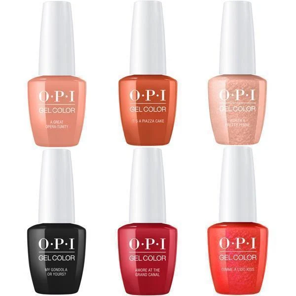 OPI GelColor Venice Collection #1 Set Of 6