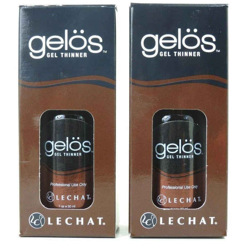Lechat Gelos Nail Gel Polish Thinner - Restores Gel That Has Thickened (2ct)