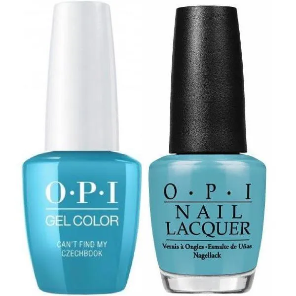 Opi GelColor + Matching Lacquer Can't Find My CzechBook #E75