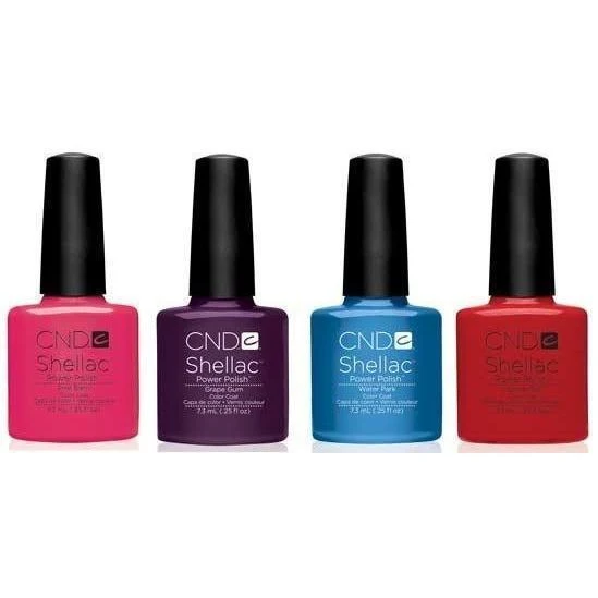 CND Creative Nail Design Shellac - Splash Collection Set Of 4