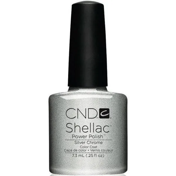 CND Creative Nail Design Shellac - Silver Chrome