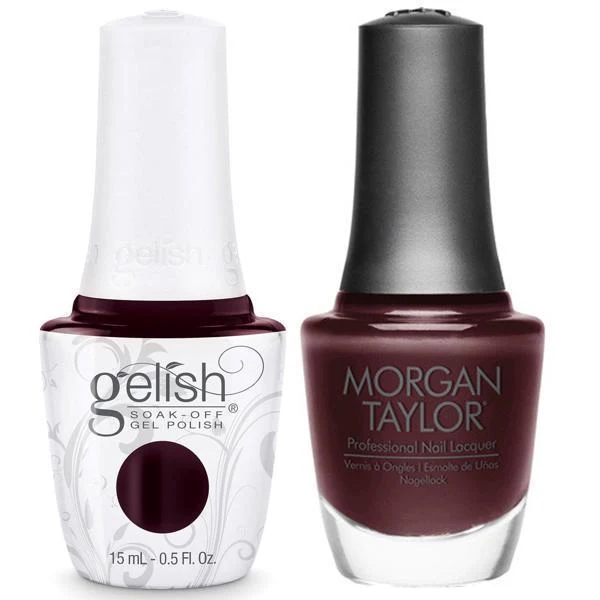 Harmony Gelish A Little Naughty #1110191 + Morgan Taylor #50191