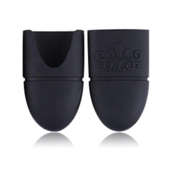 Born Pretty - Gel Polish Remover Black Silicone Wrap 10 pcs #35368-1