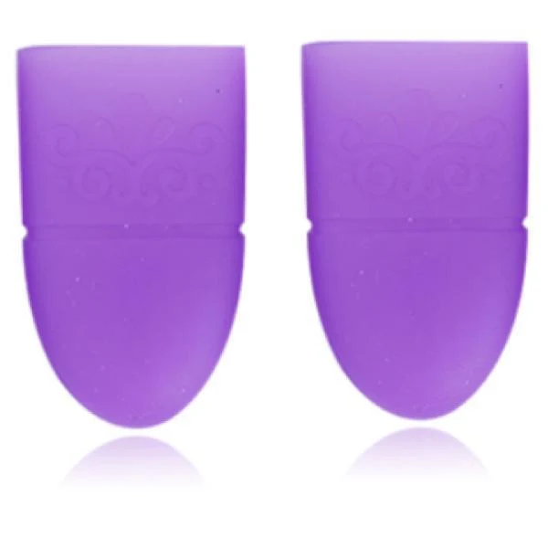 Born Pretty - Gel Polish Remover Purple Silicone Wrap 10 pcs #39658-2