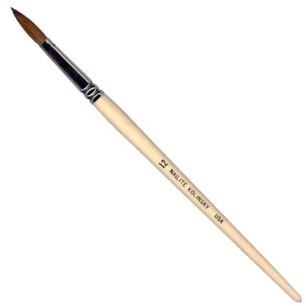 Professional Nail Acrylic Kolinsky Brush Round #12