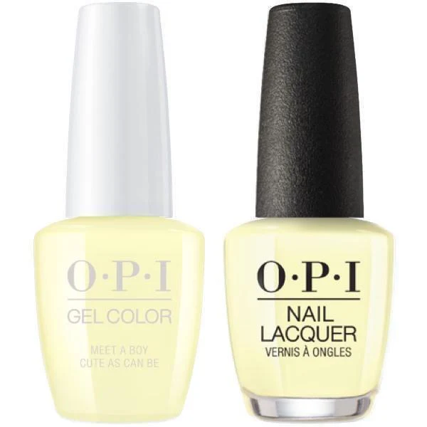 OPI GelColor + Matching Lacquer Meet A Boy Cute As Can Be #G42