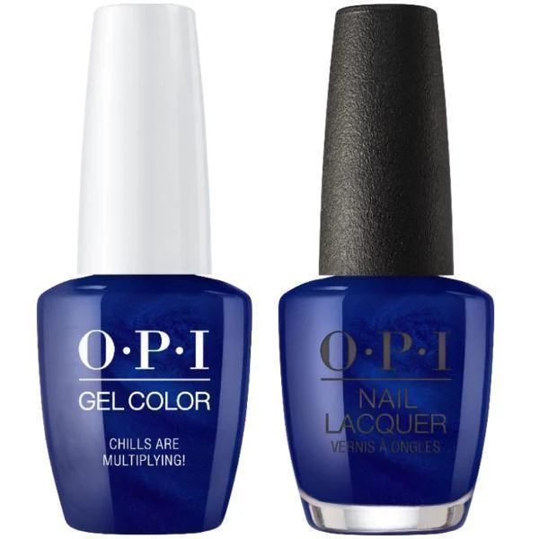 OPI GelColor + Matching Lacquer Chills Are Multiplying! #G46