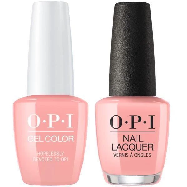 OPI GelColor + Matching Lacquer Hopelessly Devoted To OPI #G49