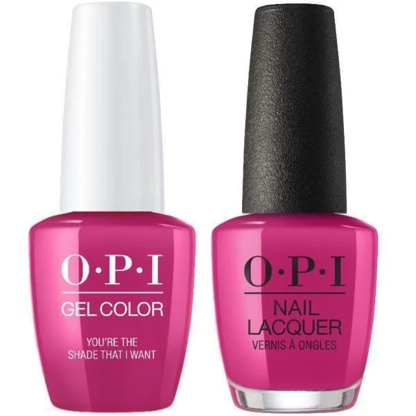 OPI GelColor + Matching Lacquer You're The Shade That I Want #G50