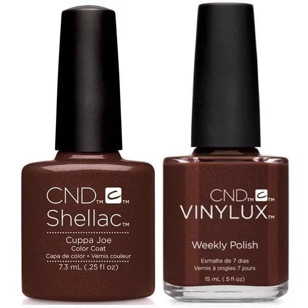 CND Creative Nail Design Vinylux + Shellac Cuppa Joe