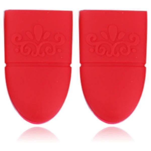 Born Pretty - Gel Polish Remover Red Silicone Wrap 10 pcs #39658-3