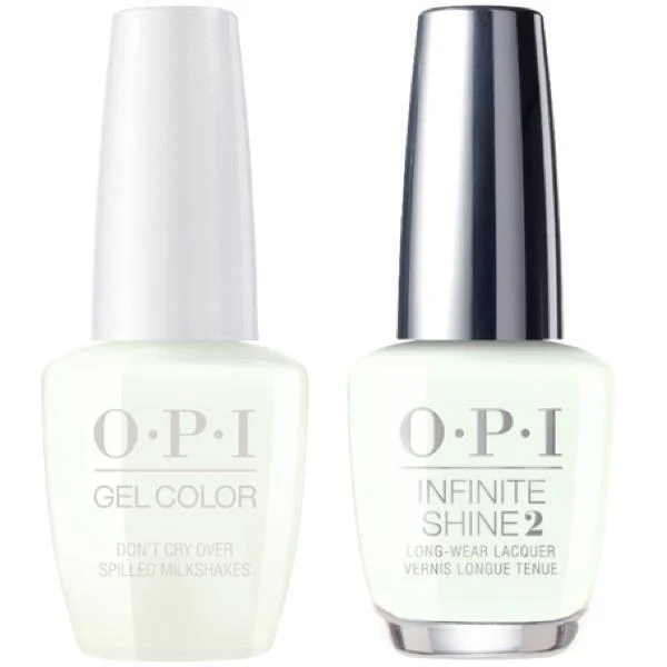 OPI GelColor Don't Cry Over Spilled Milkshakes #G41 + Infinite Shine #G41