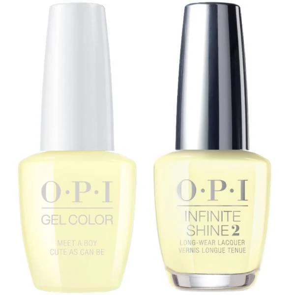 OPI GelColor Meet A Boy Cute As Can Be #G42 + Infinite Shine #G42