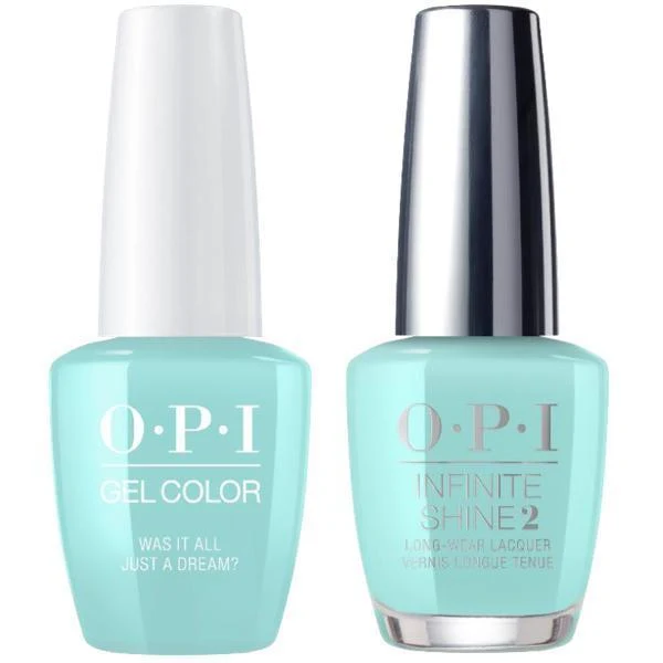 OPI GelColor Was It All Just A Dream? #G44 + Infinite Shine #G44