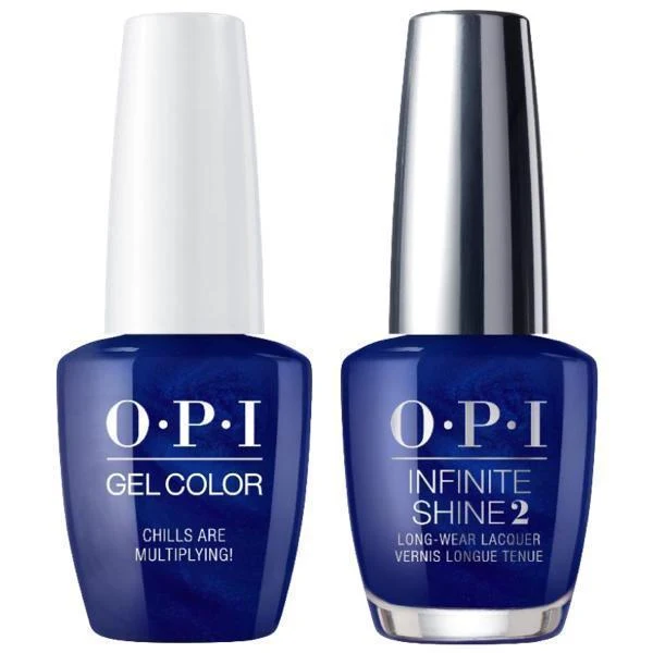 OPI GelColor Chills Are Multiplying! #G46 + Infinite Shine #G46