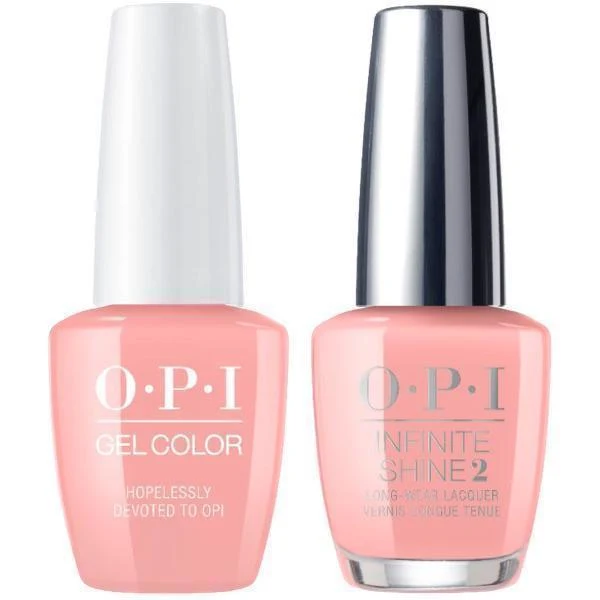 OPI GelColor Hopelessly Devoted To OPI #G49 + Infinite Shine #G49