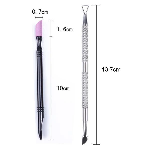 Born Pretty - Duo Gel Remover & Cuticle Pusher (#36321 + #41599)