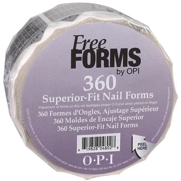 OPI Superior-Fit Nail Forms 360 ct