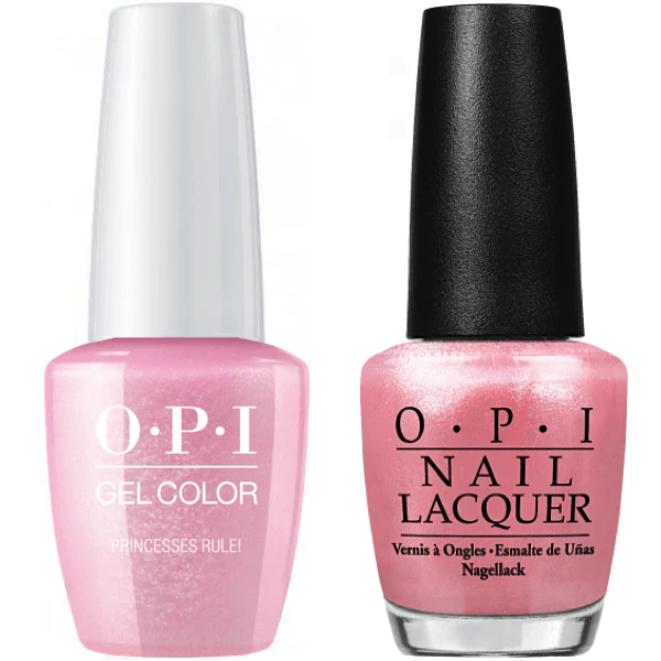 OPI GelColor + Matching Lacquer Princesses Rule! #R44