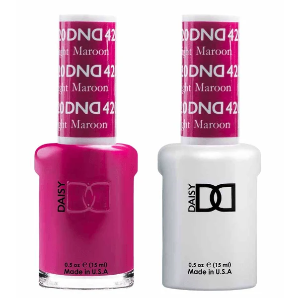 DND Daisy Gel Duo - Bright Maroon #420