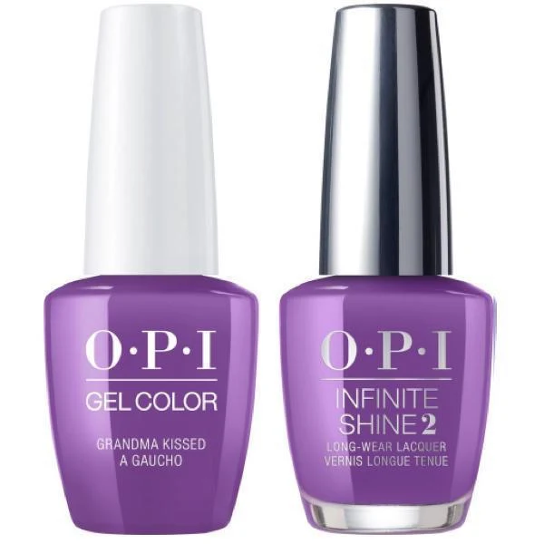 OPI GelColor + Infinite Shine Grandma Kissed A Gaucho #P35