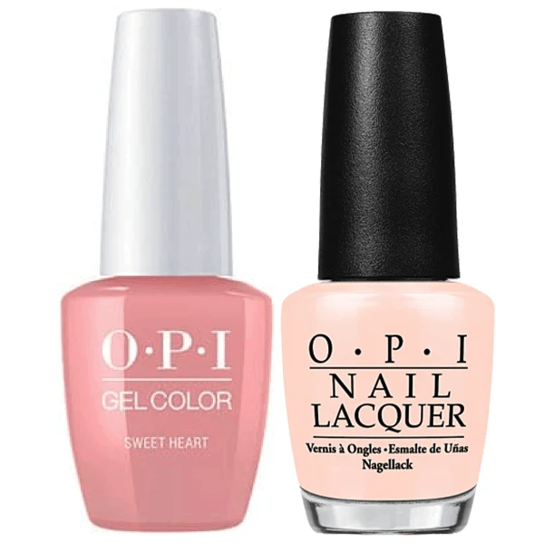 OPI GelColor + Matching Lacquer Sweet Heart #S96