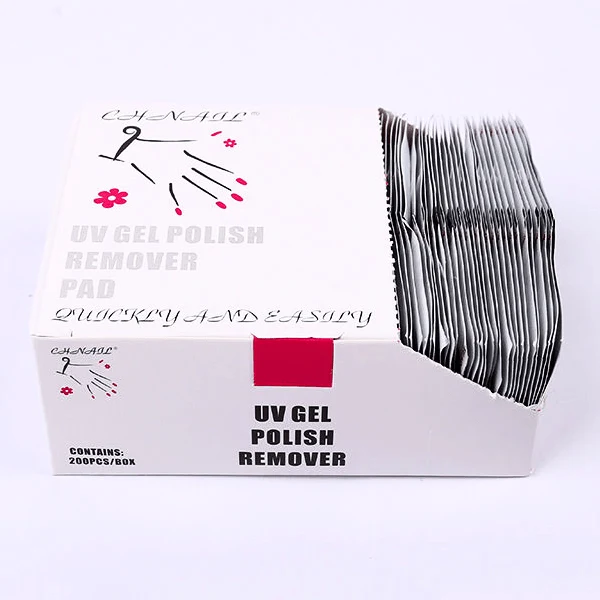 UV Gel Polish Remover Pad 200 pcs/box