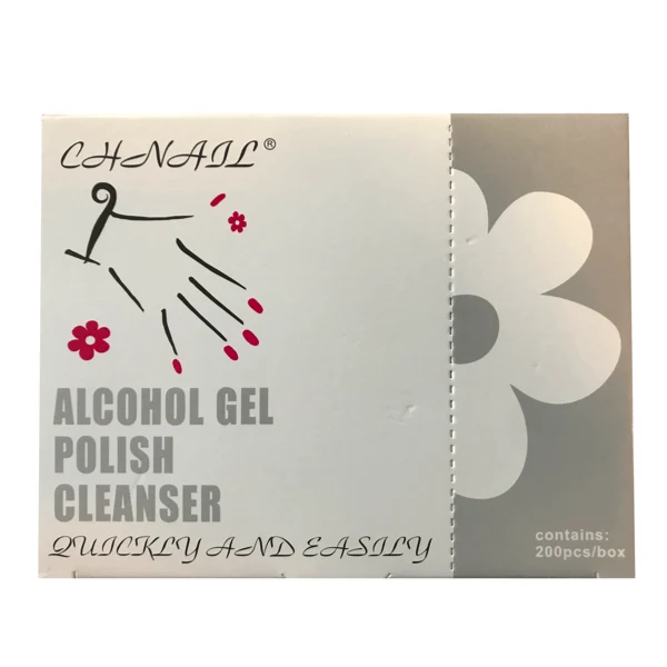 Alcohol Gel Polish Cleanser 200 pcs/box
