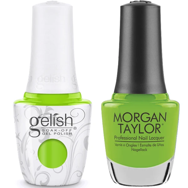 Harmony Gelish Limonade In The Shade #1110303 + Morgan Taylor #3110303