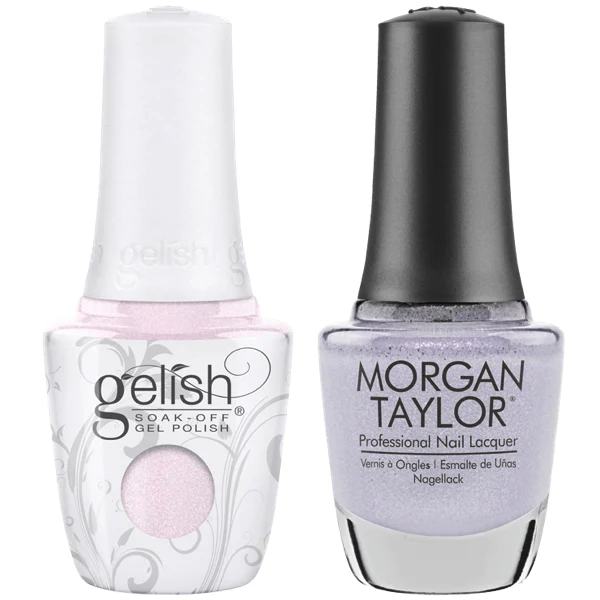 Harmony Gelish Cellophane Coat #1110307 + Morgan Taylor #3110307