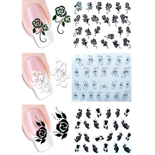 Full beauty - Nail Stickers 50 pcs #1058