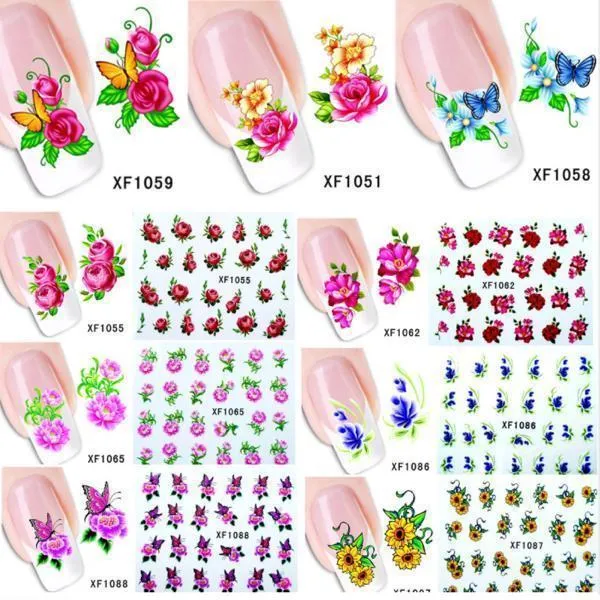 Full beauty - Nail Stickers 50 pcs #1058