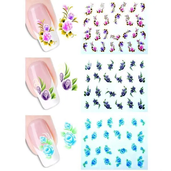 Full beauty - Nail Stickers 50 pcs #1058