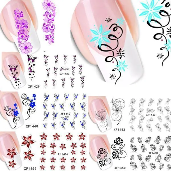 Full beauty - Nail Stickers 50 pcs #1058