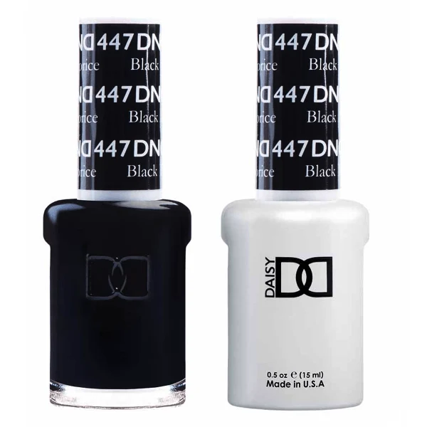 DND Daisy Gel Duo - Black Licorice #447