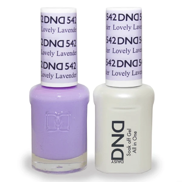 DND Daisy Gel Duo - Lovely Lavender #542