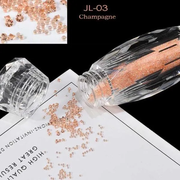 Mini Nail Art Beads - Champagne #JL03