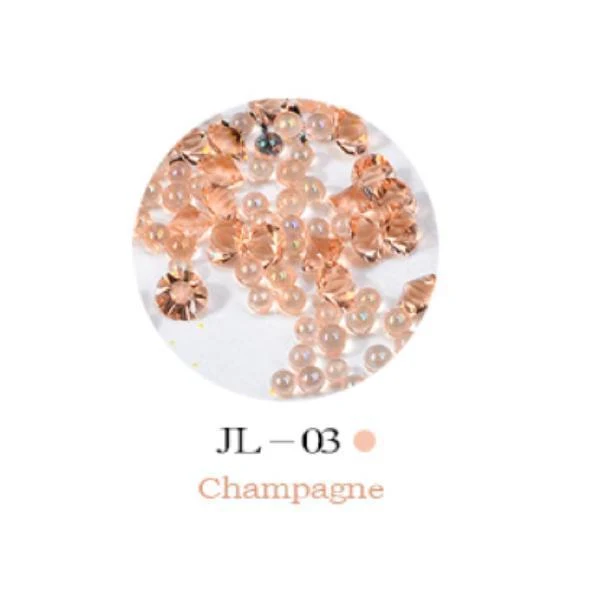 Mini Nail Art Beads - Champagne #JL03