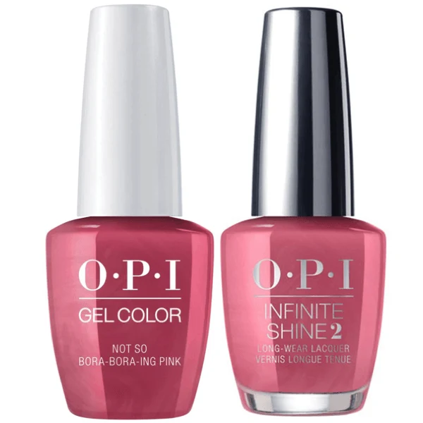 OPI GelColor + Infinite Shine Not So Bora Bora-ing Pink #S45