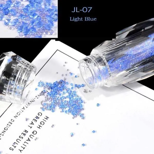 Mini Nail Art Beads - Light Blue #JL07