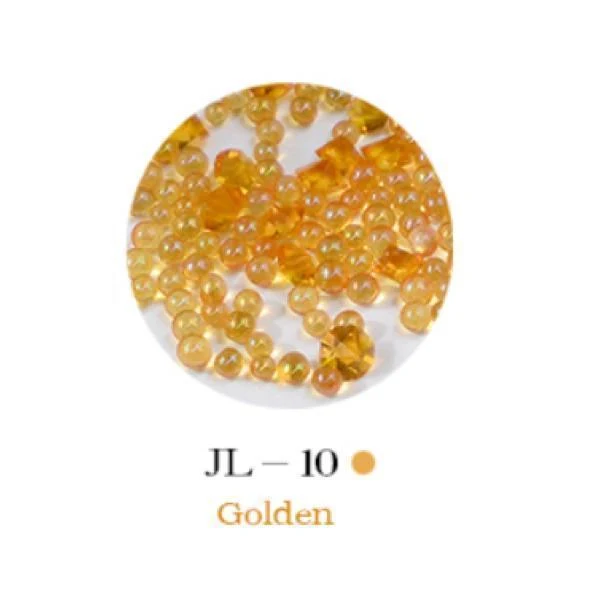 Mini Nail Art Beads - Golden #JL10