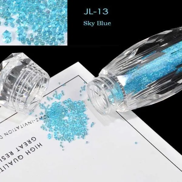 Mini Nail Art Beads - Sky Blue #JL13