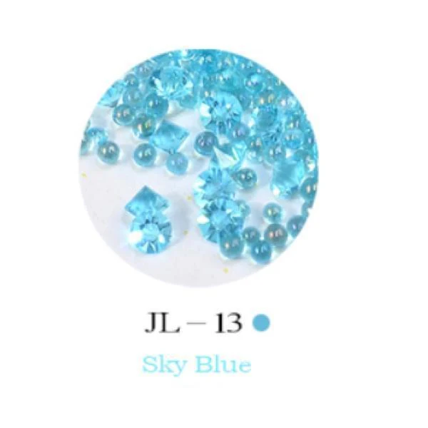 Mini Nail Art Beads - Sky Blue #JL13