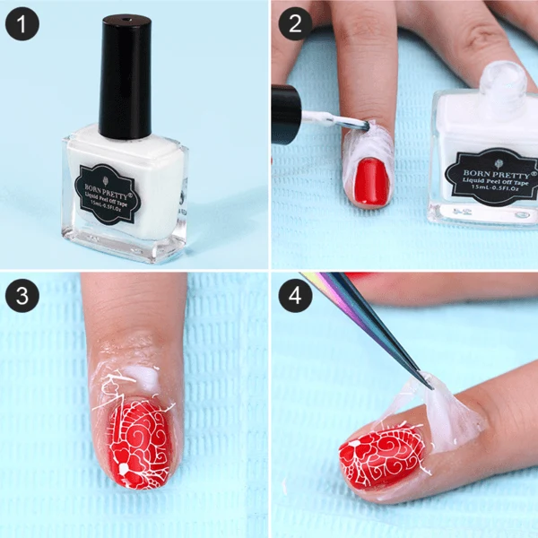 Born Pretty - Peel Off Nail Latex Liquid Tape #41908
