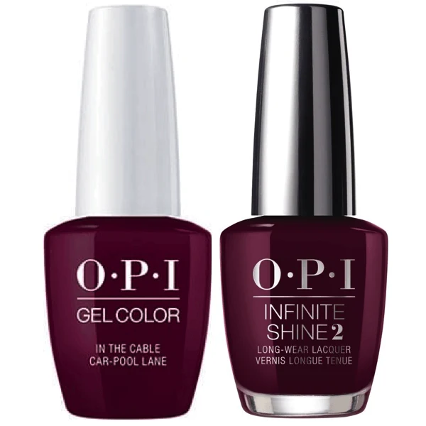 OPI GelColor + Infinite Shine In The Cable Car-Pool Lane #F62